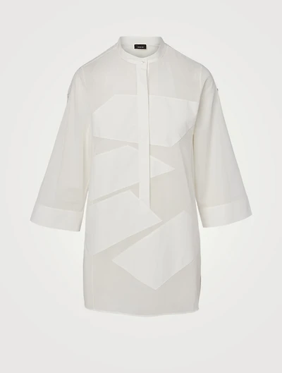 Cotton Voile Tunic Blouse