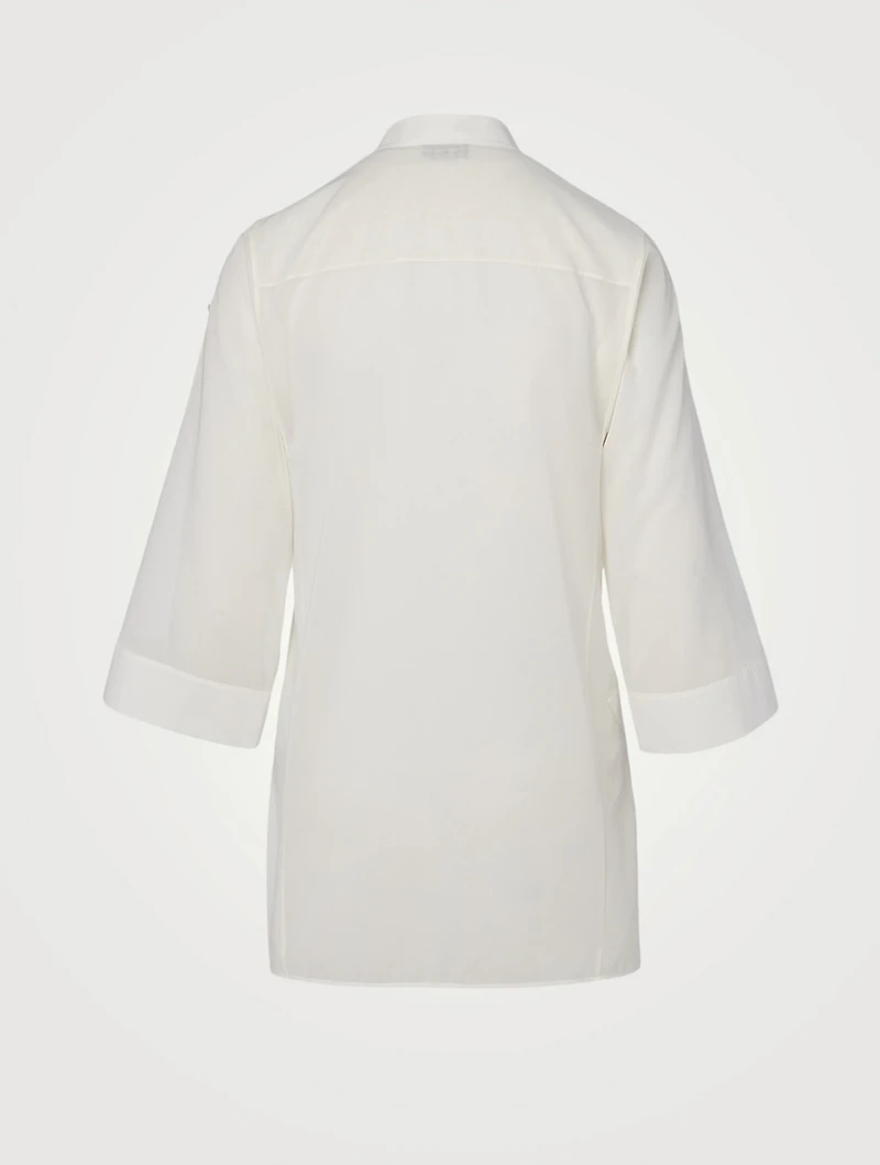 Cotton Voile Tunic Blouse