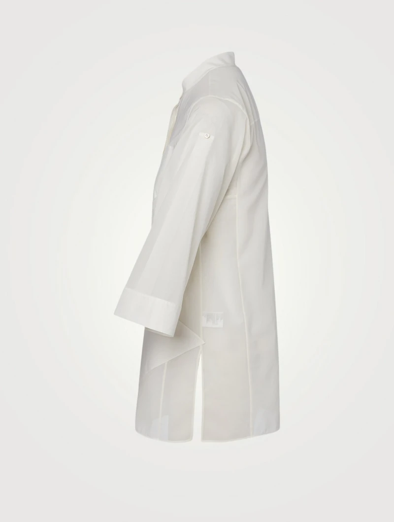 Cotton Voile Tunic Blouse