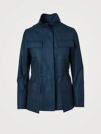 Cashmere Silk Storm System® Safari Jacket