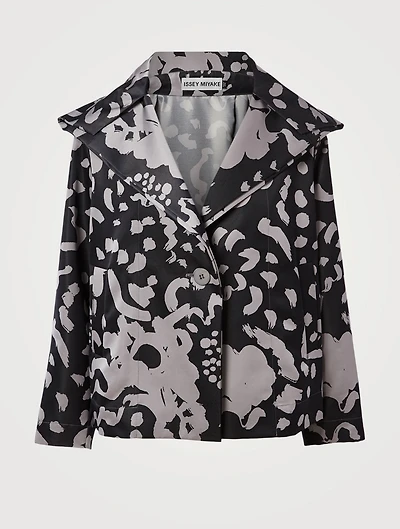Jacket Glossy Mist Print