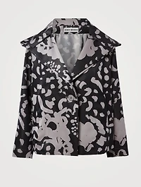 Jacket Glossy Mist Print