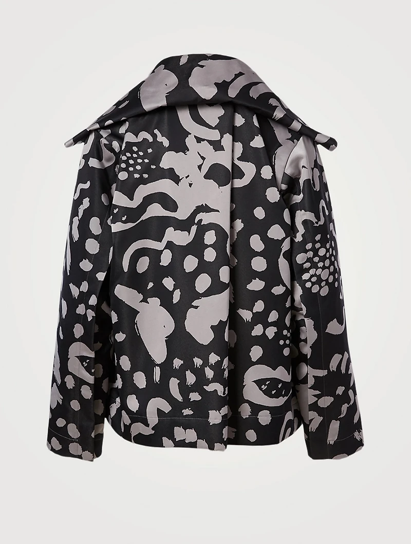 Jacket Glossy Mist Print