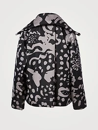 Jacket Glossy Mist Print
