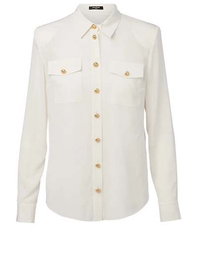 Silk Crepe De Chine Shirt