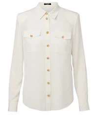 Silk Crepe De Chine Shirt