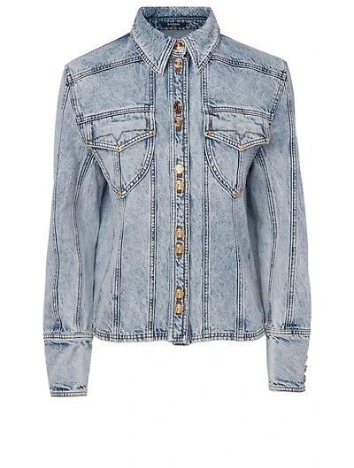Acid Wash Denim Shirt