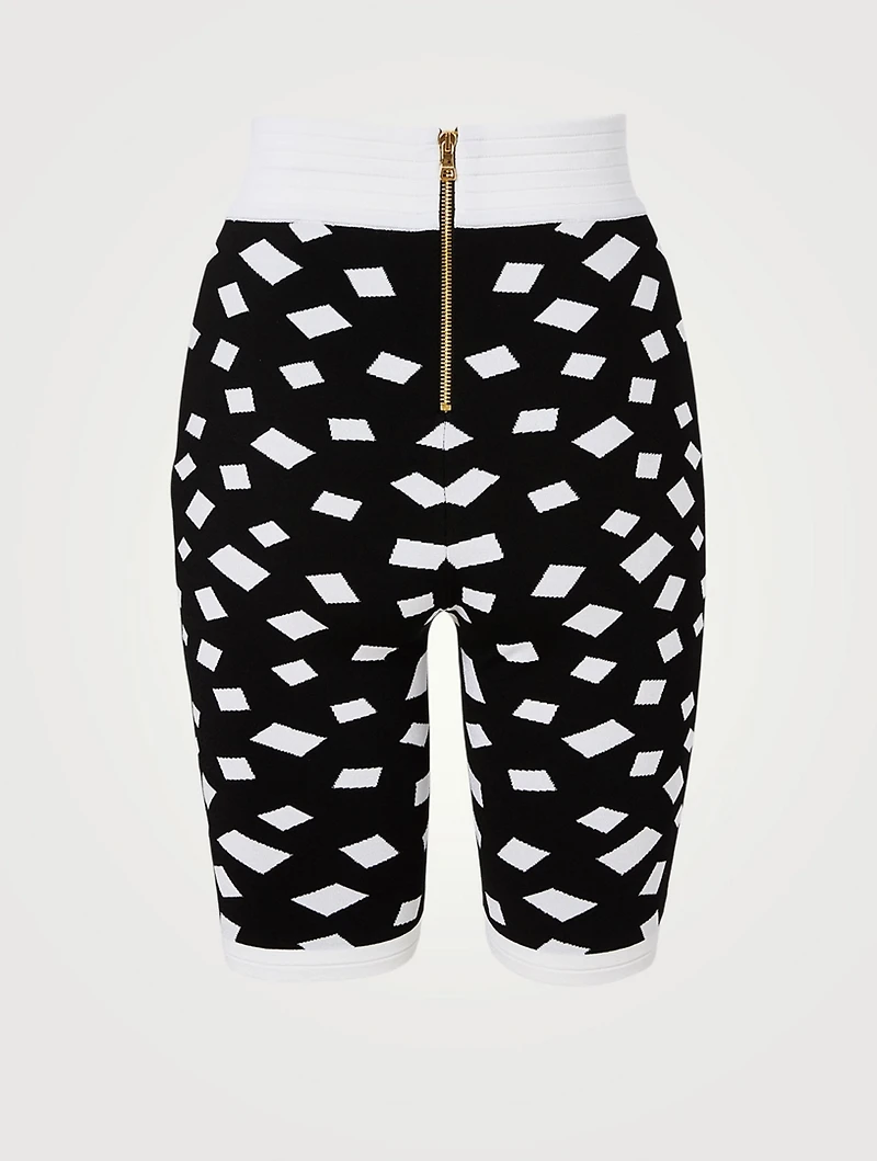 80s Jacquard Cycling Shorts