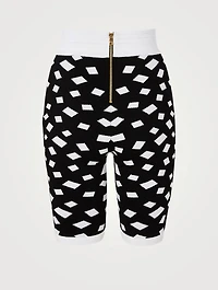 80s Jacquard Cycling Shorts