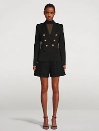 Wool Double-Breasted Blazer