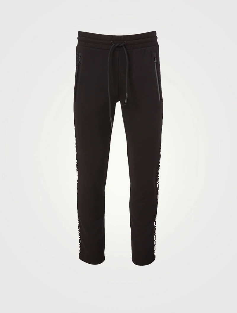 Cotton Pants With Logo Ribbon