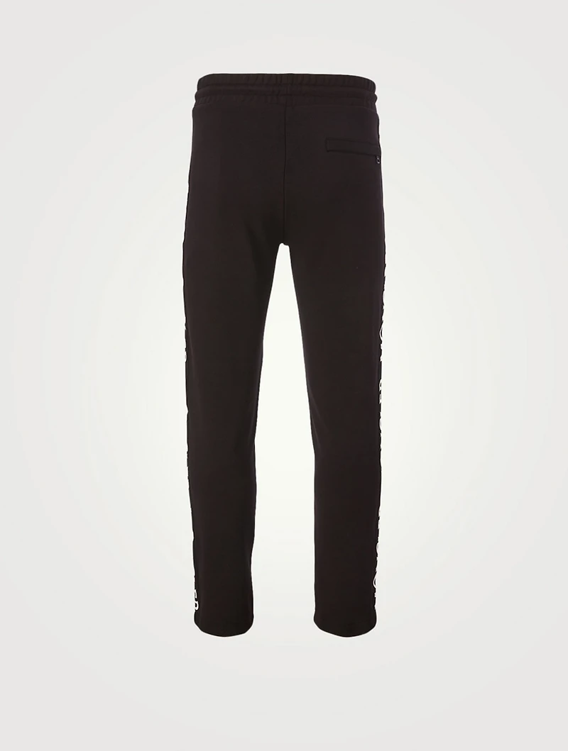 Cotton Pants With Logo Ribbon