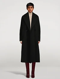 Wool Oversized Midi Coat