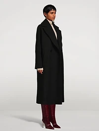 Wool Oversized Midi Coat