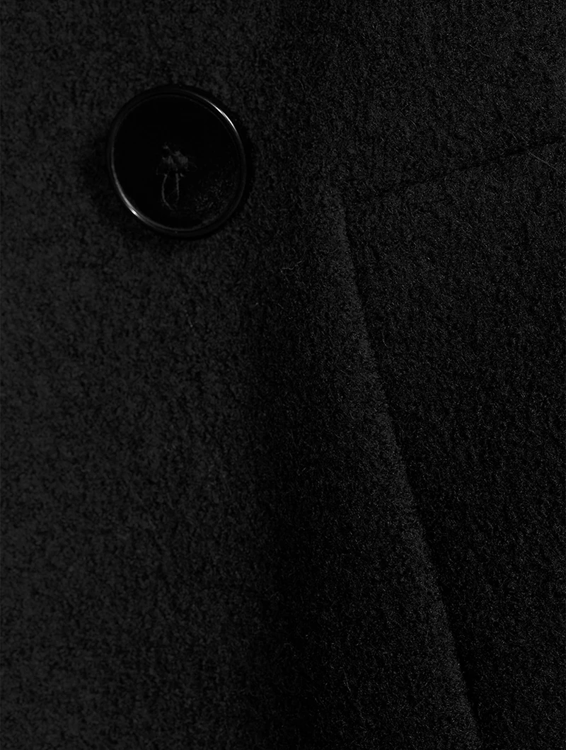 Wool Oversized Midi Coat