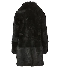 Rupple Shearling Midi Coat