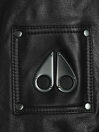 Deer Park Leather Bomber Jacket