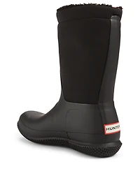 Original Insulated Roll Top Neoprene And Rubber Rain Boots With Sherpa Lining