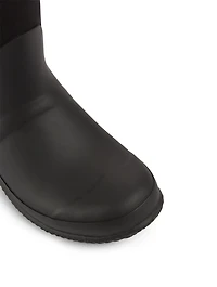 Original Insulated Roll Top Neoprene And Rubber Rain Boots With Sherpa Lining