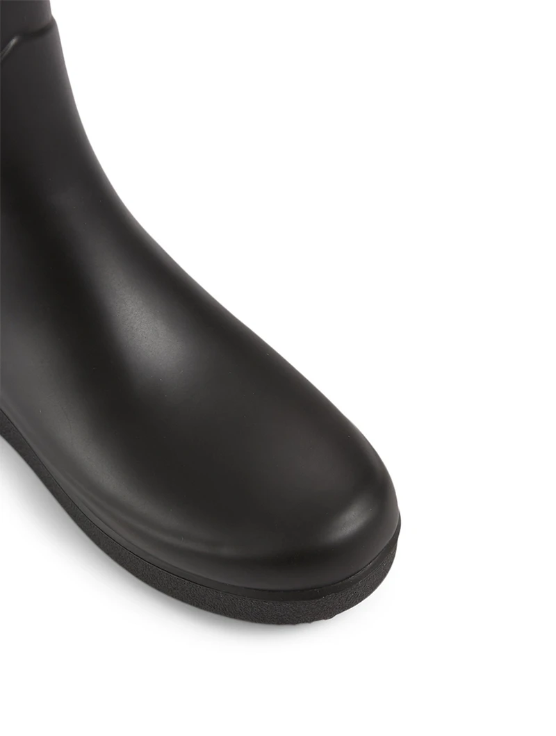 Rubber Creeper Knee-High Boots
