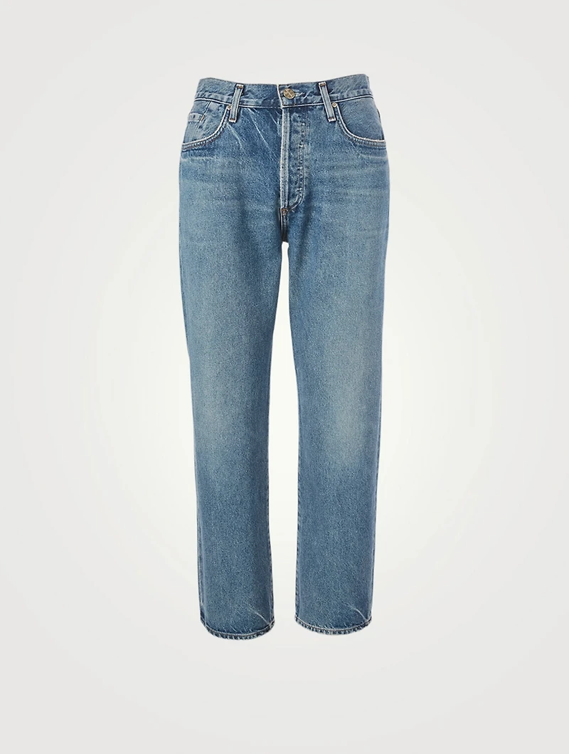 Relaxed Straight-Leg Jeans