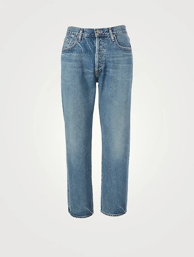 Relaxed Straight-Leg Jeans
