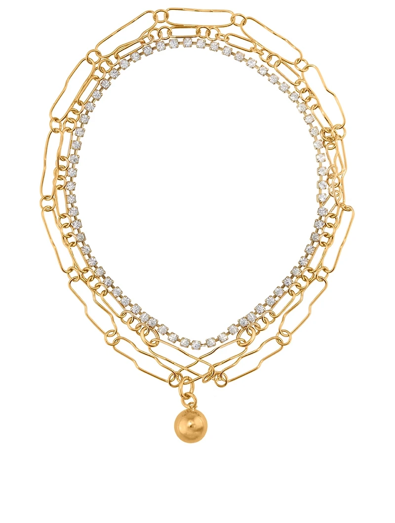 Eventide Necklace With Crystals