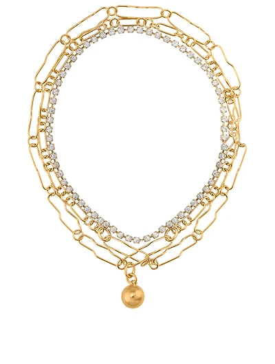Eventide Necklace With Crystals