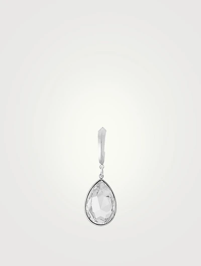 Clarity Hoop Earring With Crystal