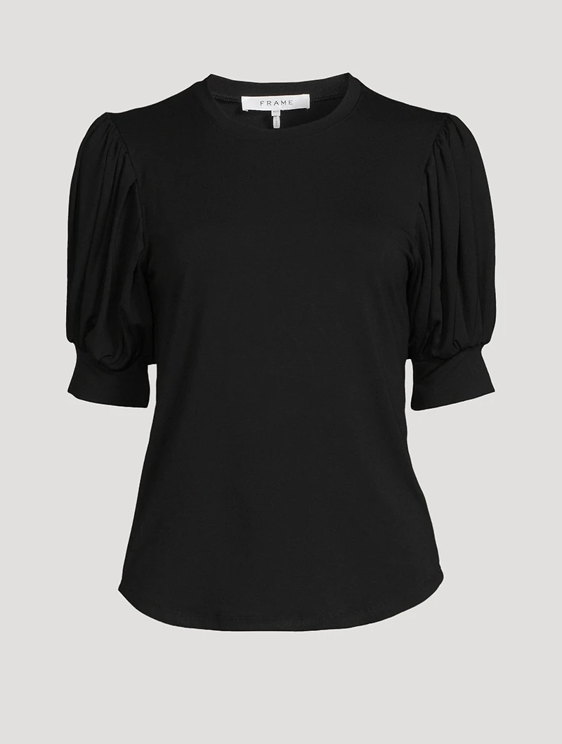 Balloon-Sleeve T-Shirt
