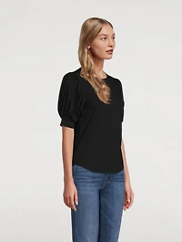 Balloon-Sleeve T-Shirt