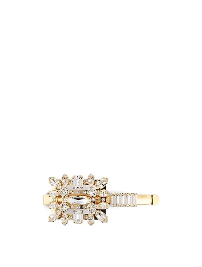 Mini Broche Vivier Hair Clip With Crystal