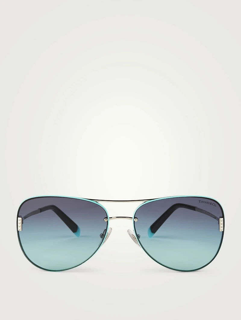 Tiffany T Aviator Sunglasses