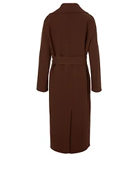 Malika Wool-Blend Long Coat