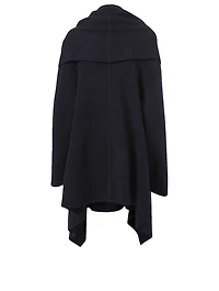 Asu Cashmere And Wool Cape With Tassels