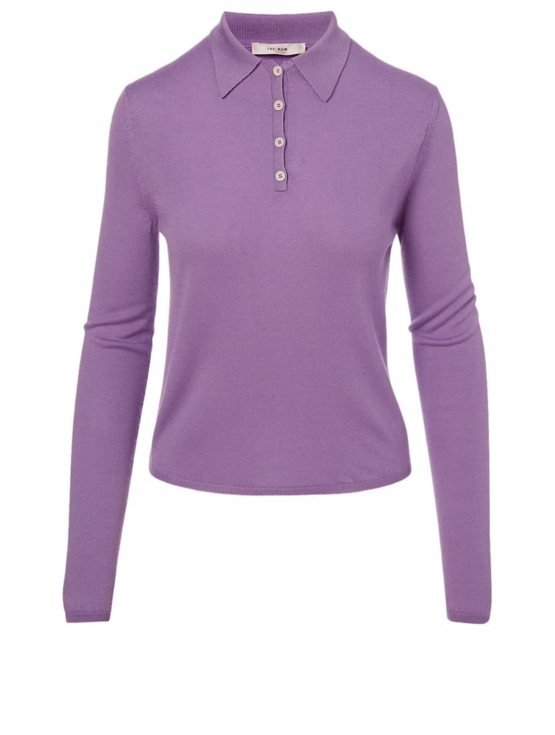 Abanu Cashmere And Silk Polo Shirt