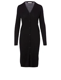 Aleta Wool And Silk Long Cardigan