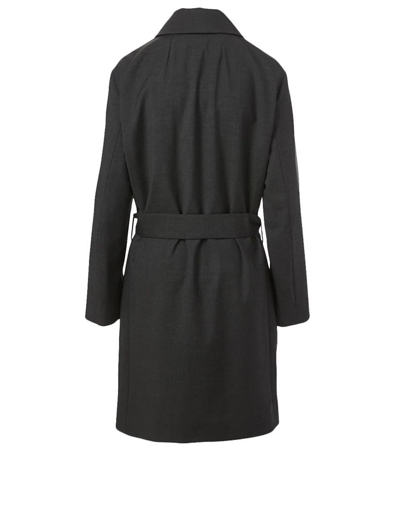 Marcian Wool Belted Coat