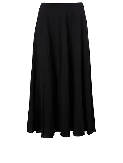 Travi Twill Midi Skirt