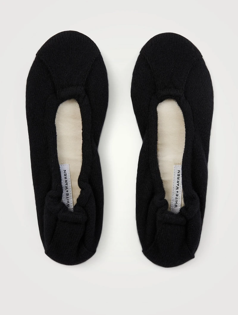 Cashmere Ballet Slippers
