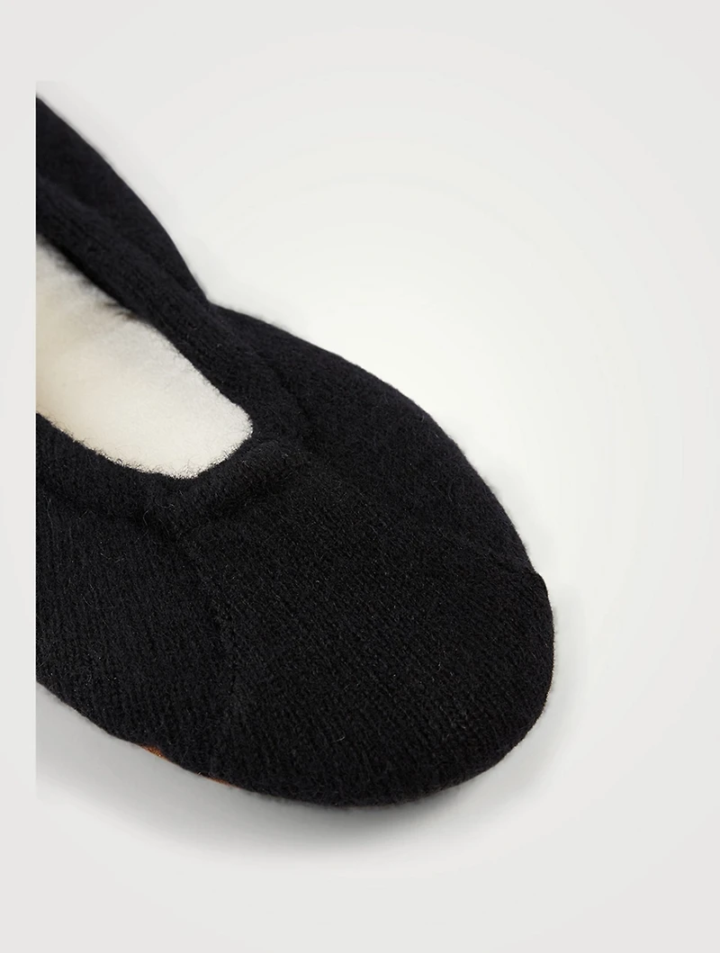 Cashmere Ballet Slippers