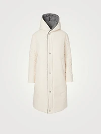 Reversible Sustainable Down Wool Coat