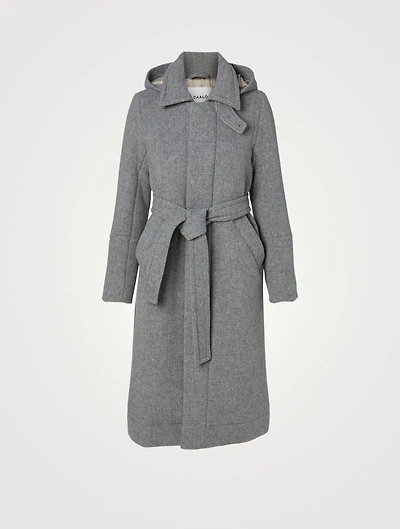Sustainable Down Wool Over Coat