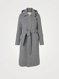 Sustainable Down Wool Over Coat