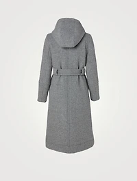 Sustainable Down Wool Over Coat