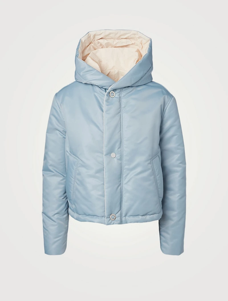 Reversible Sustainable Down Short Coat