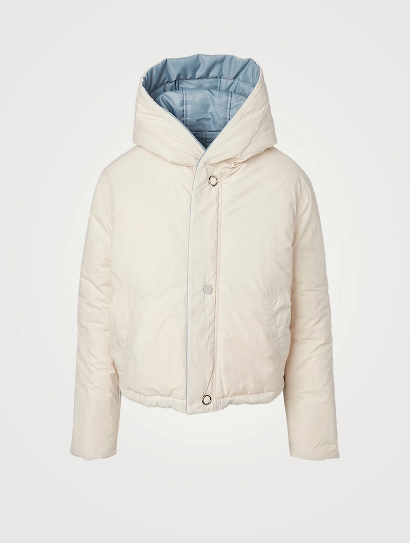 Reversible Sustainable Down Short Coat