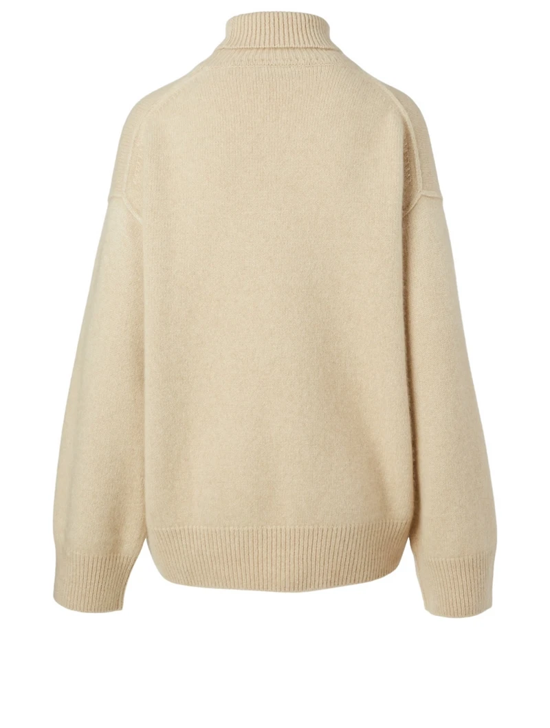 Oversized Cashmere Turtleneck Sweater