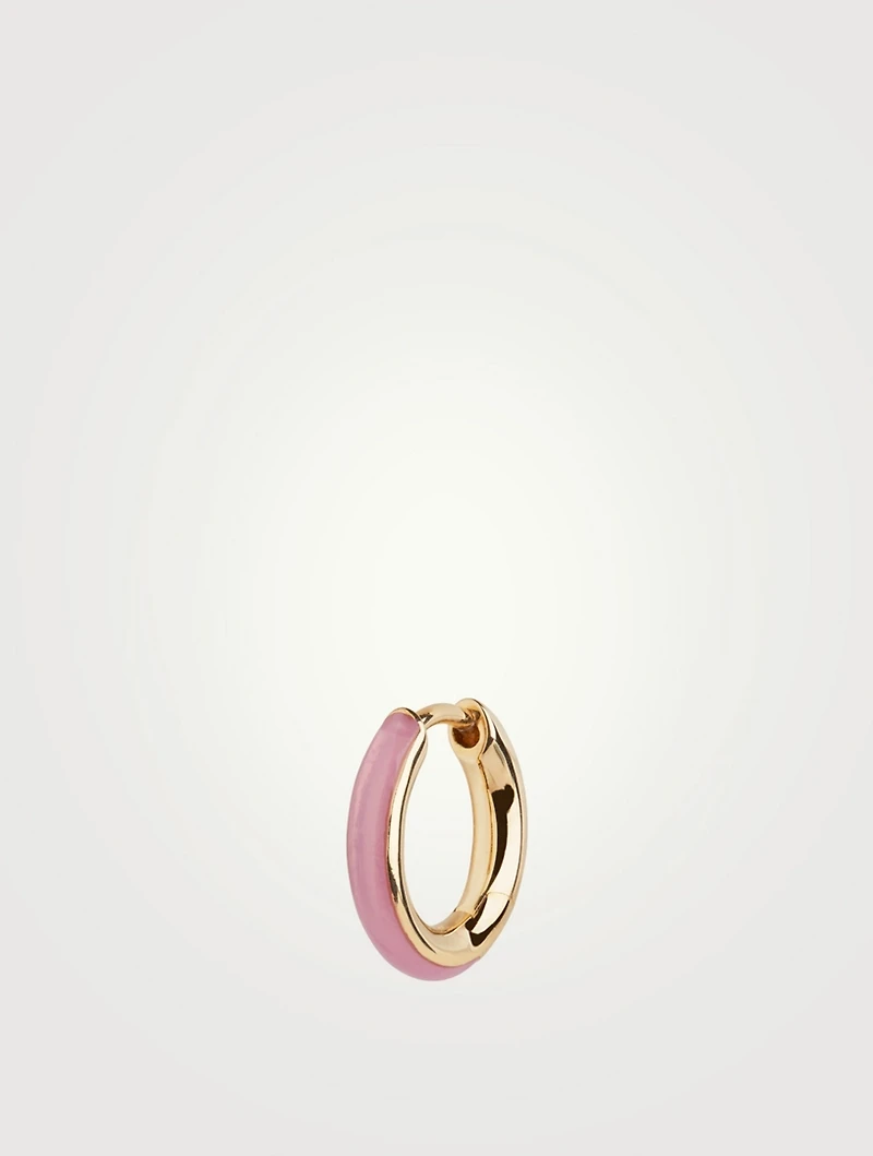 Kate Lilac Huggie Hoop Earring