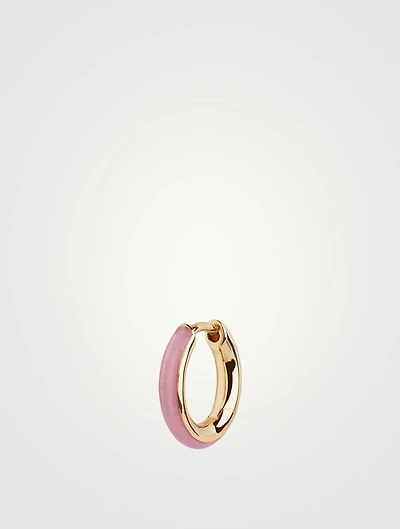 Kate Lilac Huggie Hoop Earring
